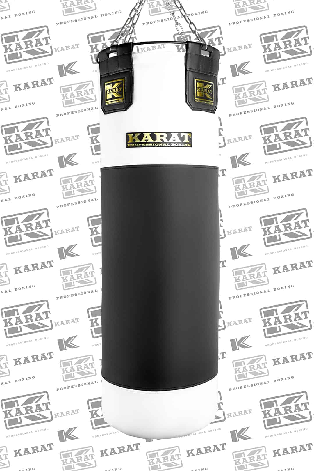 Боксерський мішок Преміум класу White «Карат», висота 120 см, діаметр 40 см, вага 40-45 кг.