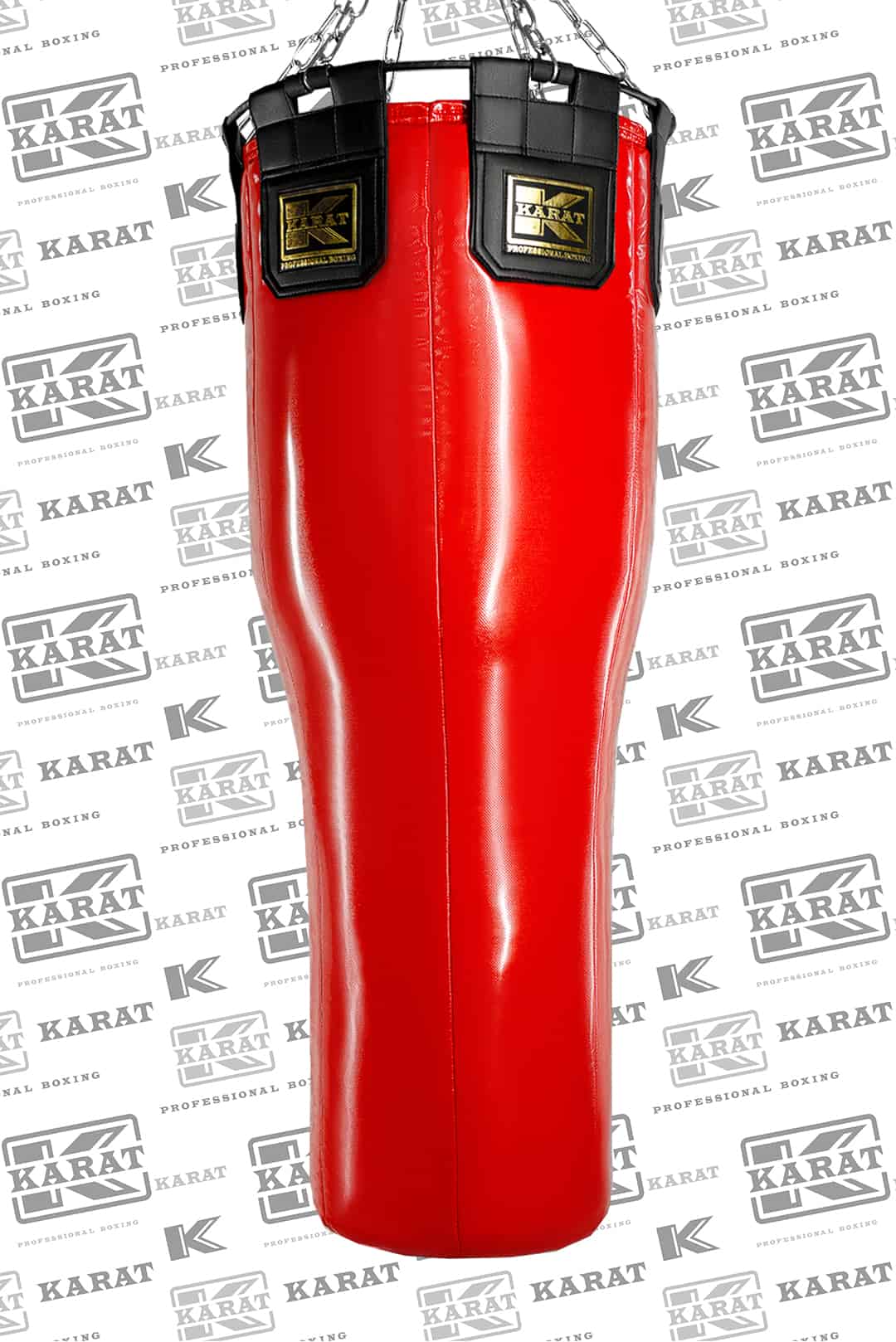 Боксерський мішок гільза преміум класу, Red «Карат», висота 120 см, діаметр 45, вага 40-45 кг.