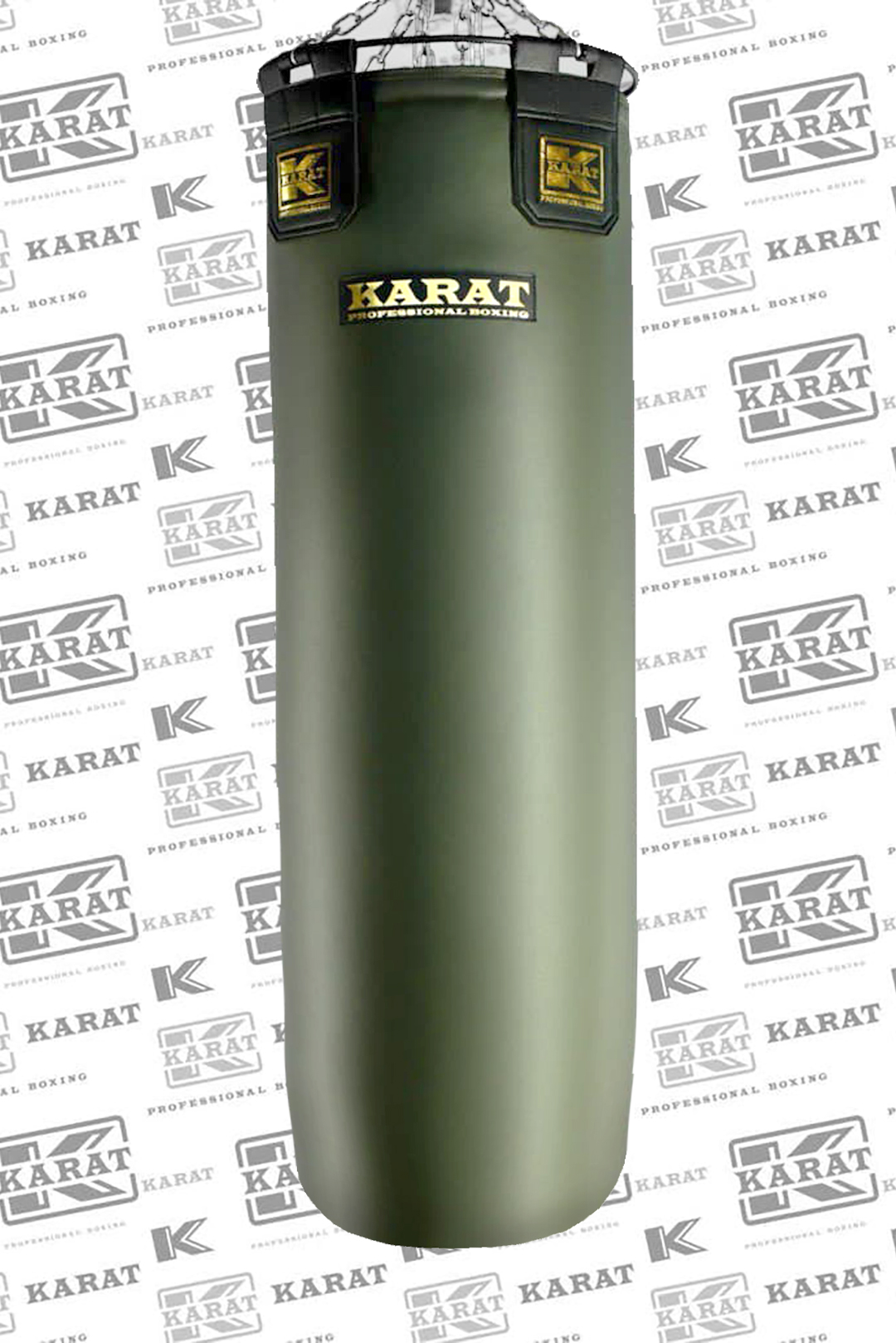 Боксерський мішок преміум класу «Карат», висота 120 см, діаметр 40 см, вага 40-45 кг.